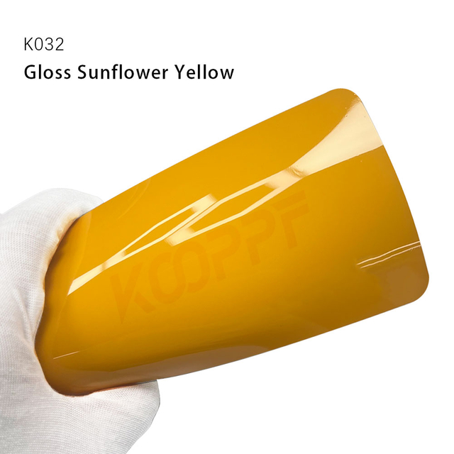 Gloss Sunflower Yellow TPU Color Car Paint Protection Film
