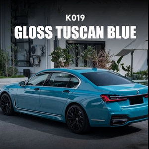 Gloss Tuscan Blue TPU Color Car Paint Protection Film Ppf Color Vinyl Wrap Rolls