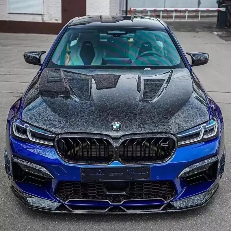 Small Forged Carbon Silver TPU PPF