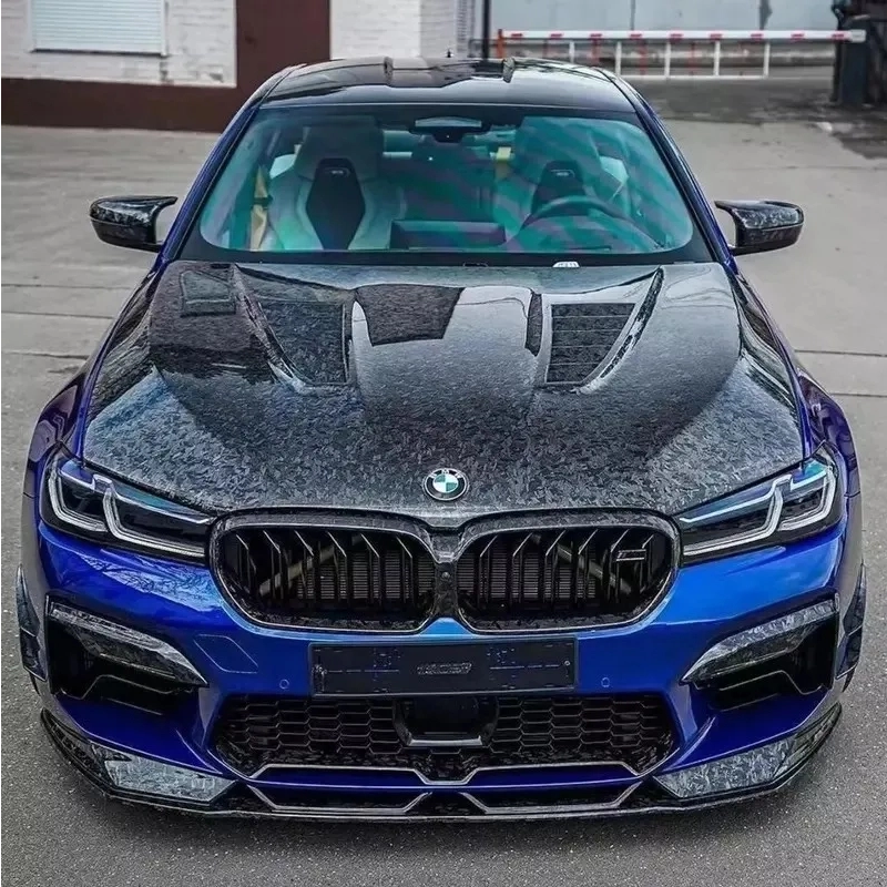 Small Forged Carbon Silver TPU PPF