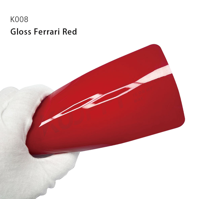Gloss Ferrari Red TPU Color PPF Car Paint Protection Film