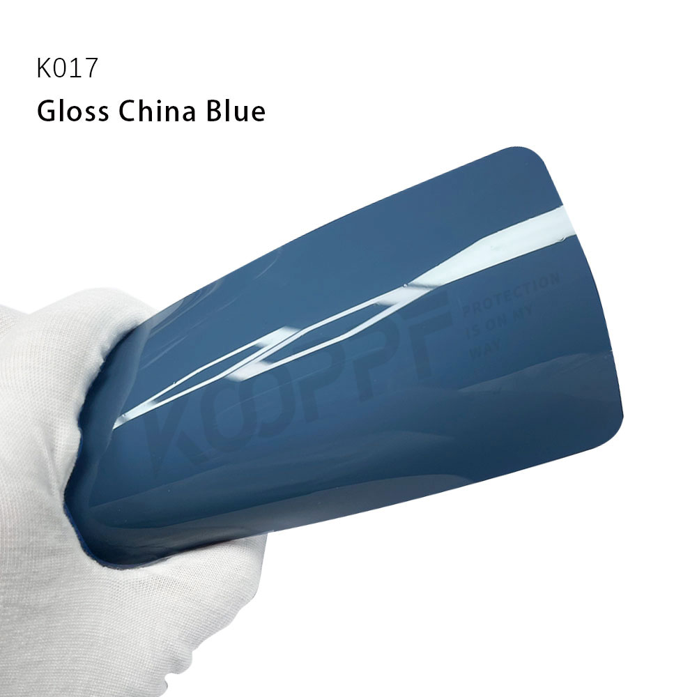Gloss China Blue TPU Color Car Paint Protection Film