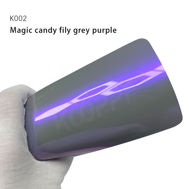Magic Candy Flip Grey Purple TPU Color Car Paint Protection Film