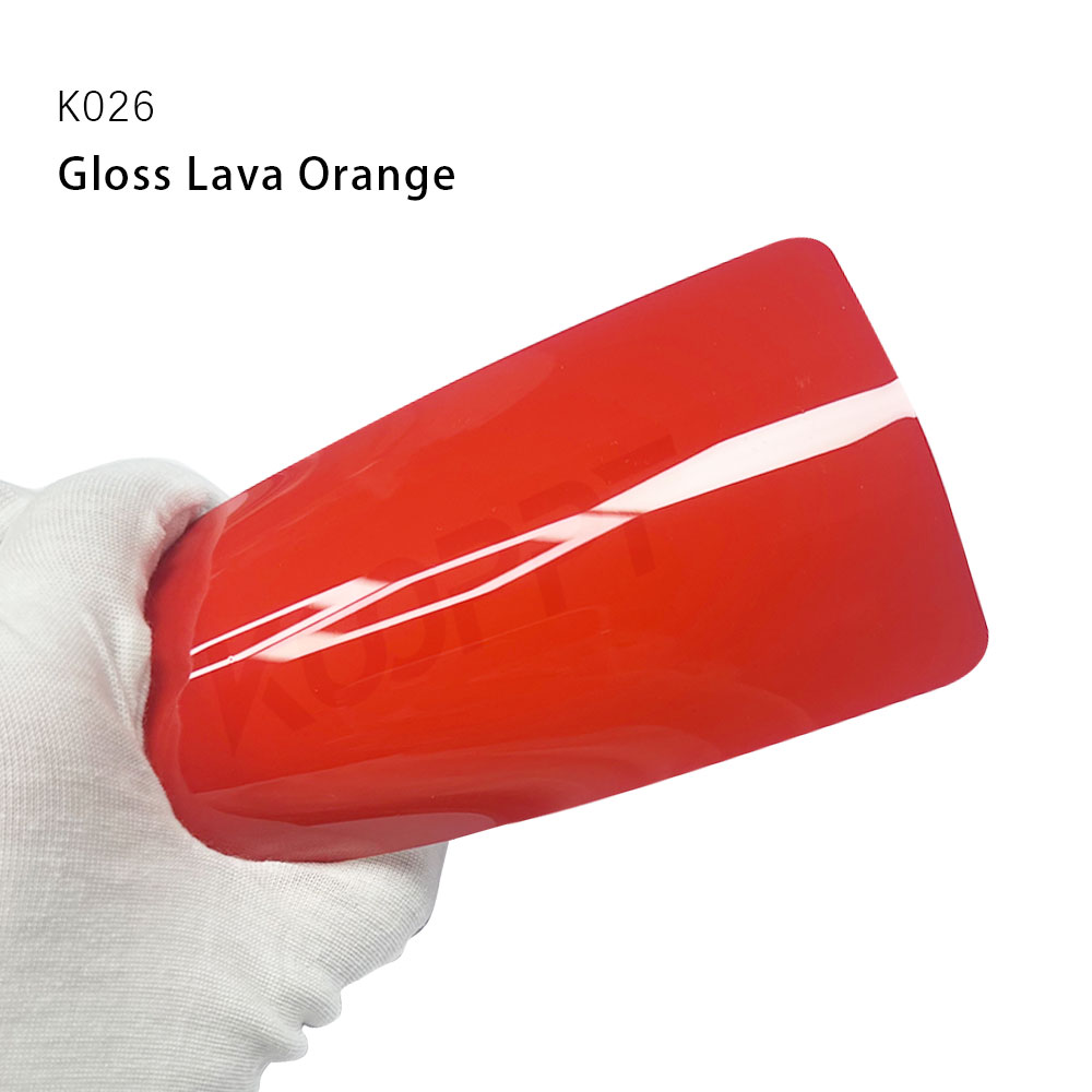 Gloss Lava Orange TPU PPF Car Paint Protection Film