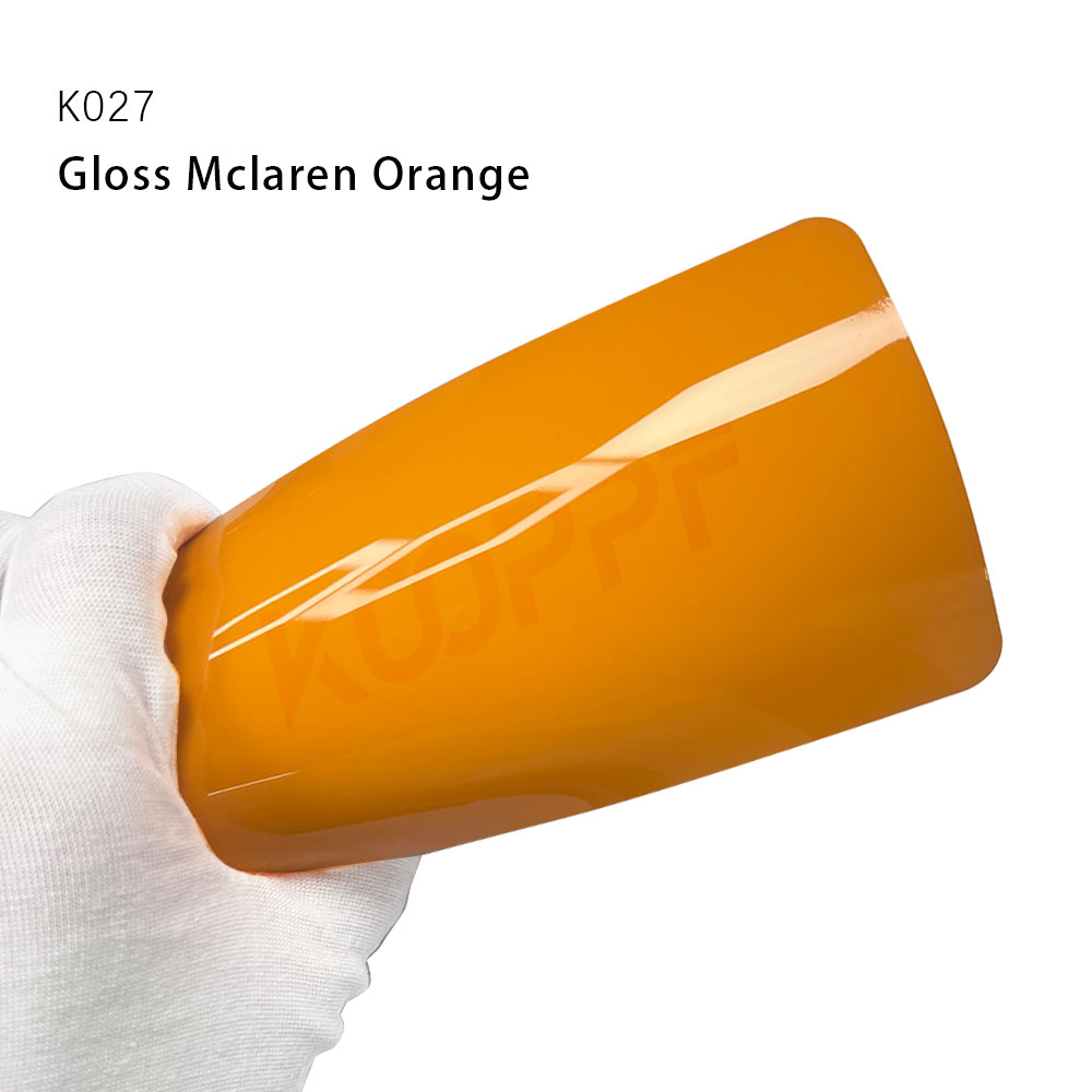 Gloss Mclaren Orange TPU Color Car Paint Protection Film