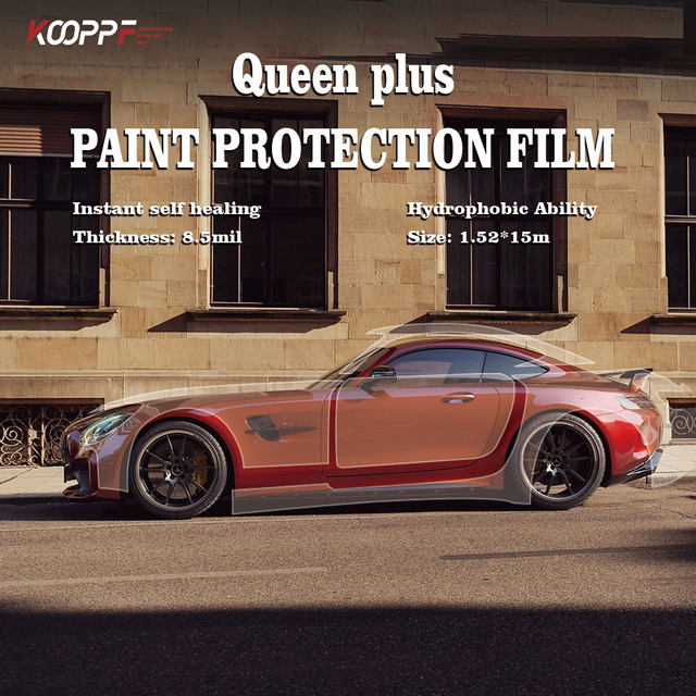 Queen Plus Instant Self Healing Gloss PPF Car Paint Protection Film