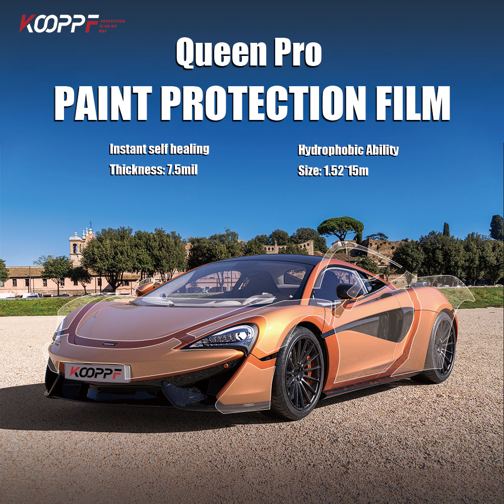 Queen Pro Instant Self Healing Gloss PPF Car Paint Protection Film