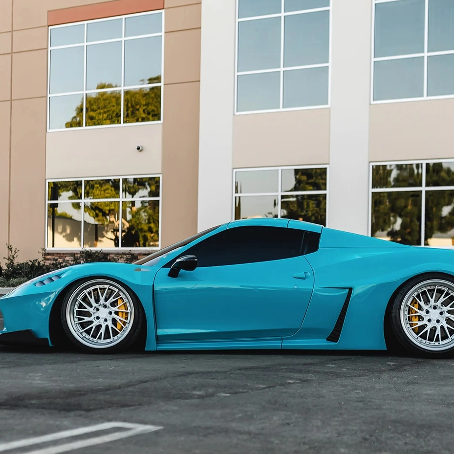 Gloss Miami Blue TPU Color PPF Car Paint Protection Film