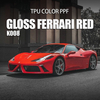 Gloss Ferrari Red TPU Color Ppf