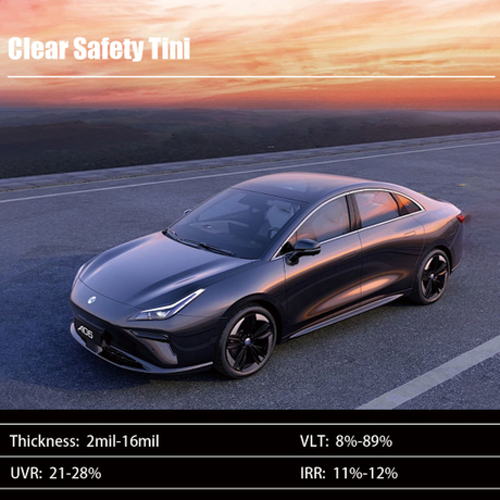 Clear Safety Film Window Tint