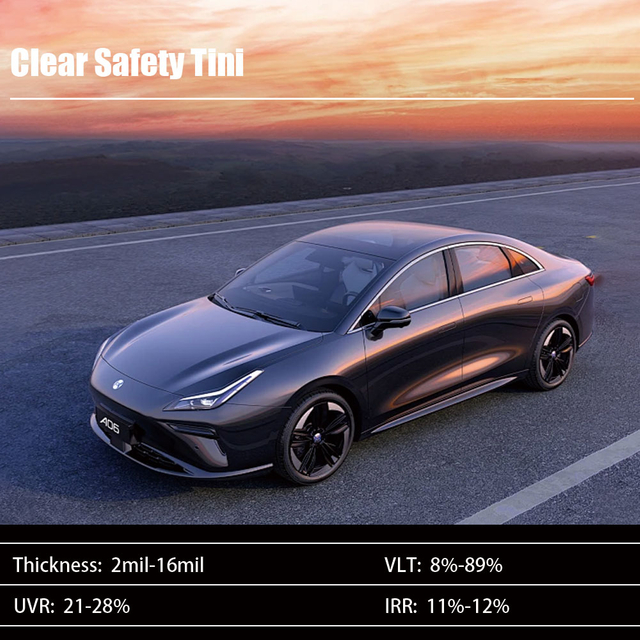Clear Safety Film Window Tint