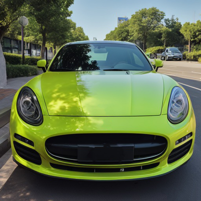 Phantom Lemon Yellow TPU Color Car Paint Protection Film Hydrophobic Anticontamination Color Ppf