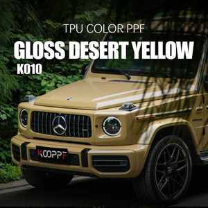 Gloss Desert Yeellow TPU Color PPF