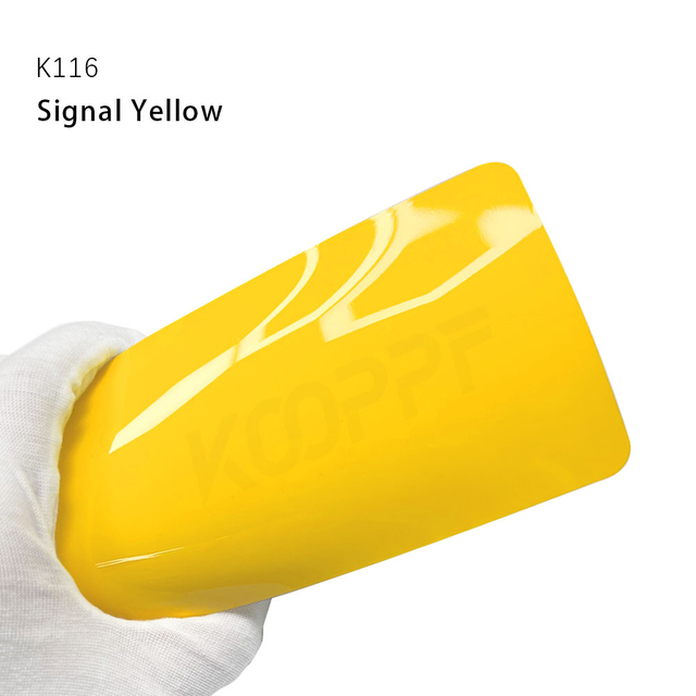 Lemon Yellow TPU Color Car Paint Protection Film