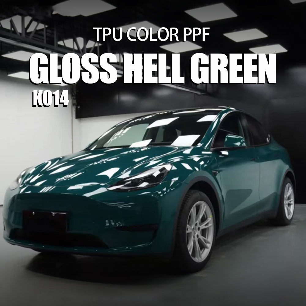 Custom Car Wraps Gloss Hell Green 