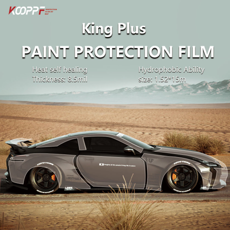 King Plus Heat Self Healing Gloss PPF Car Paint Protection Film