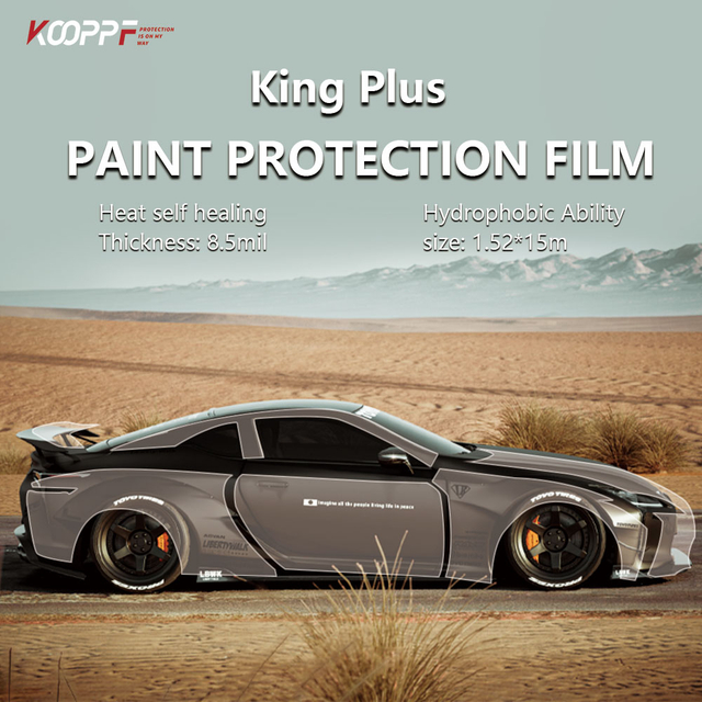King Plus Heat Self Healing Gloss PPF Car Paint Protection Film