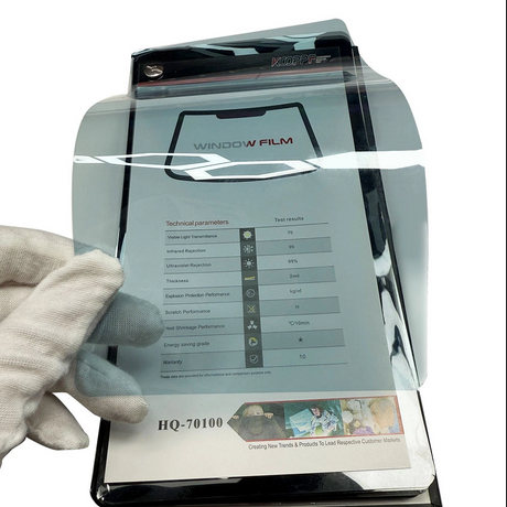  HQ-70100 Carwindow Glass Tint Film Privaci 10yrs Warranty Ultra Clear Nano Ceramic Film IR 99%