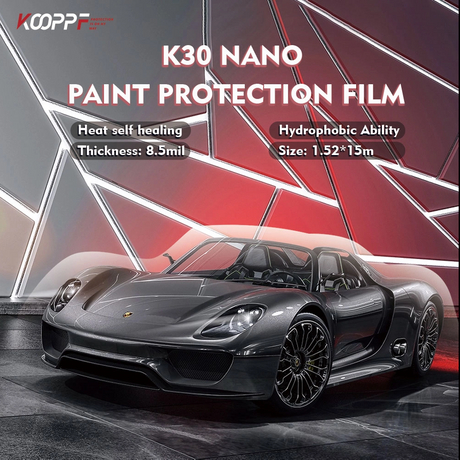 Heat Self Healing Clear Gloss PPF Wrap 8.5 Mil Thickness Car Paint Protection Film K30 NANO