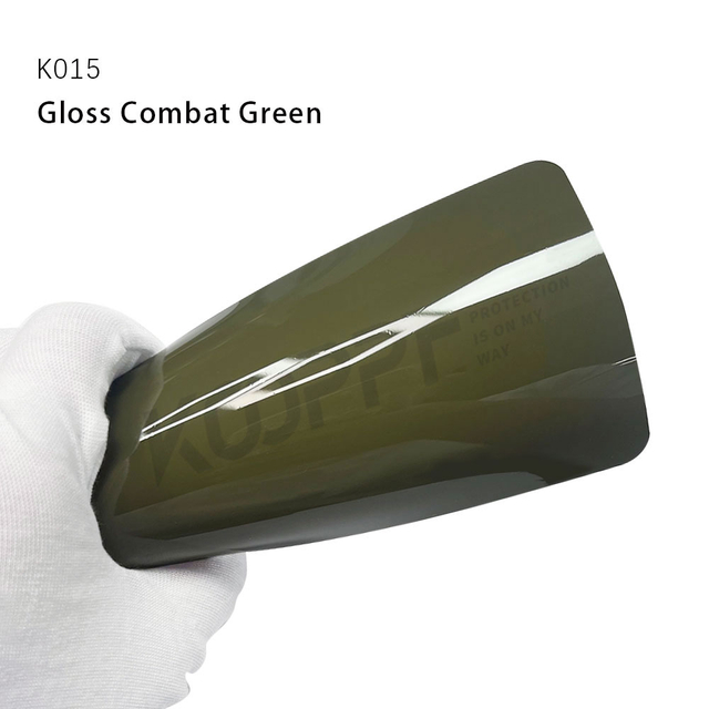 Gloss Combat Green TPU Color Car Paint Protection Film