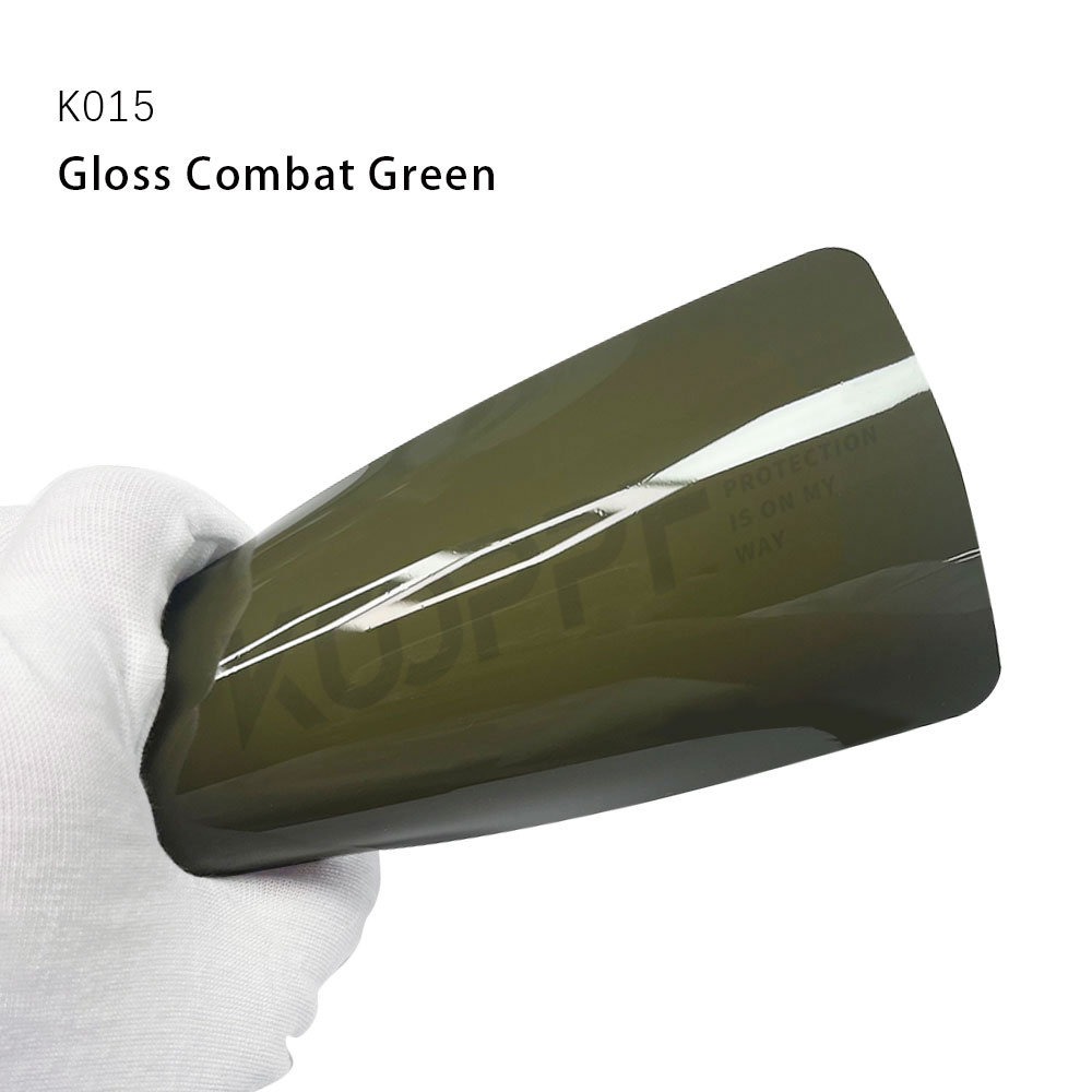 Gloss Combat Green TPU Color Car Paint Protection Film