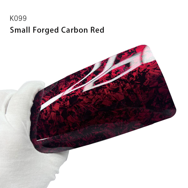 Small Forged Carbon Red PPF TPU Car Paint Protection Film